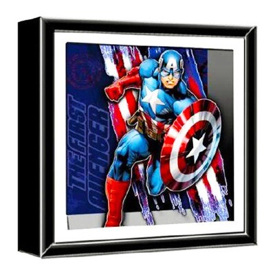Captain America The First Avenger Marvel Wood Shadow Box Captain America The First Avenger Marvel Wood Shadow Box