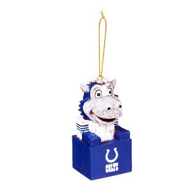 Indianapolis Colts Mascot NFL Christmas Tree Holiday Ornament