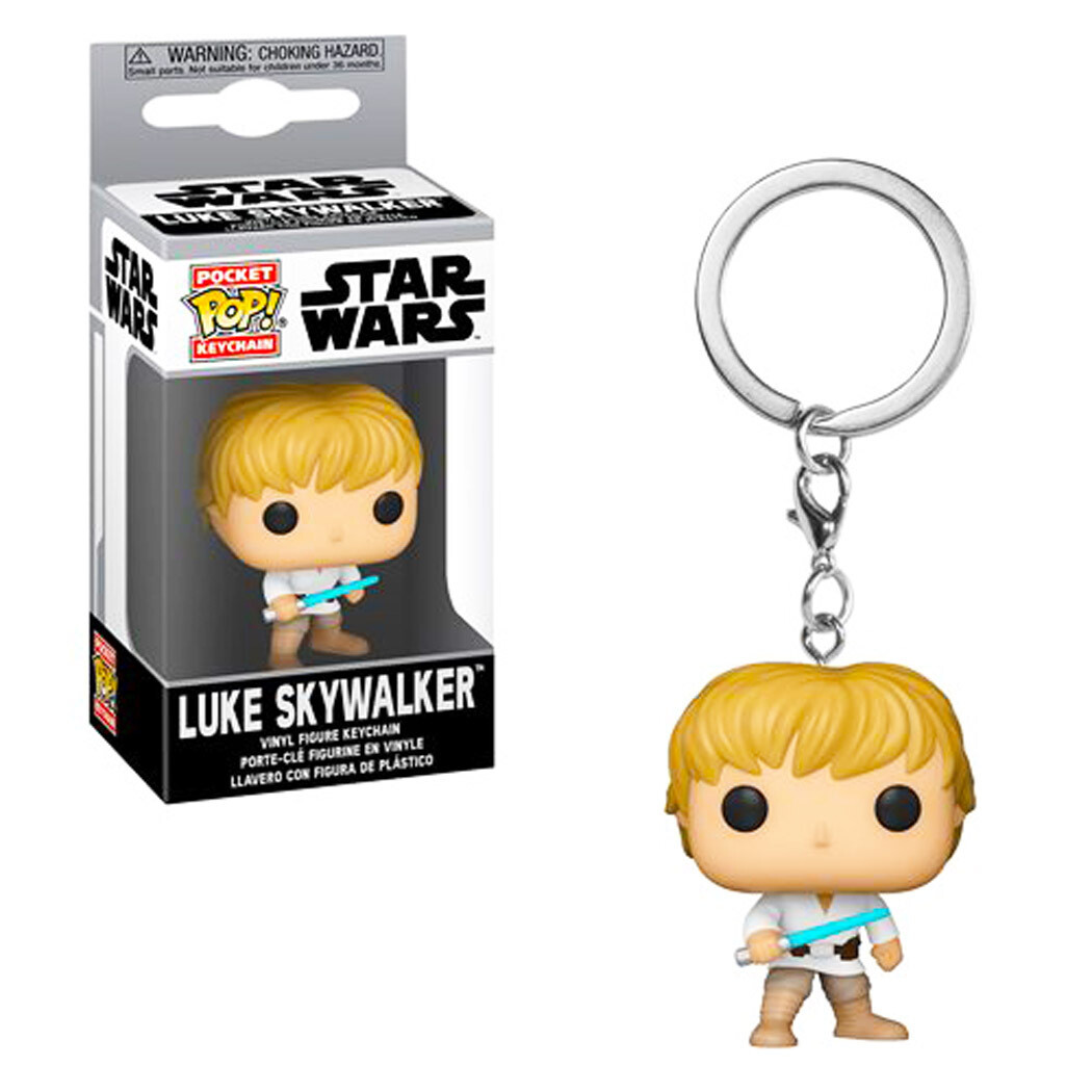 Luke Skywalker Star Wars Funko Pocket Pop Keychain
