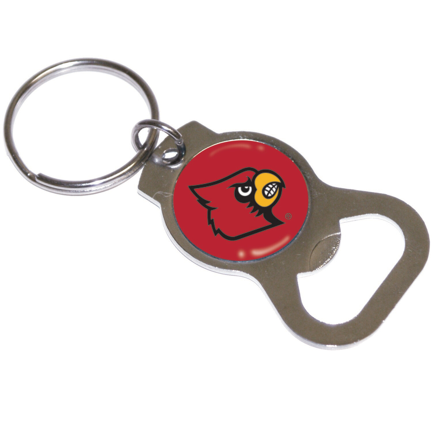 louisville cardinals keychain