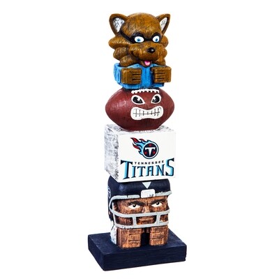 Tennessee Titans NFL Garden Statue Mascot Tiki Tiki Totem