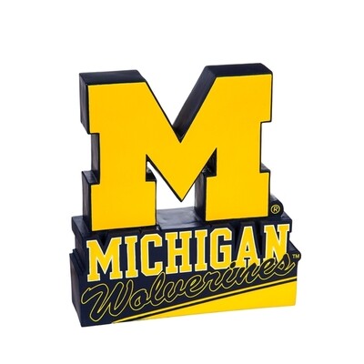Michigan Wolverines NCAA Team Logo Statue Michigan Wolverines NCAA Team Logo Statue