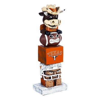 Texas Longhorns NCAA Garden Statue Mascot Tiki Tiki Totem