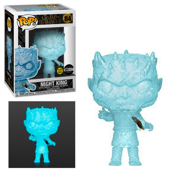 Night King (Crystal)(Glow in the Dark) Game of Thrones Funko Pop 84 HBO  Shop Exclusive Limited Edition (NOT MINT)