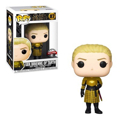 Ser Brienne of Tarth (Gold Armor) Game of Thrones Funko Pop 87 Special Edition Exclusive