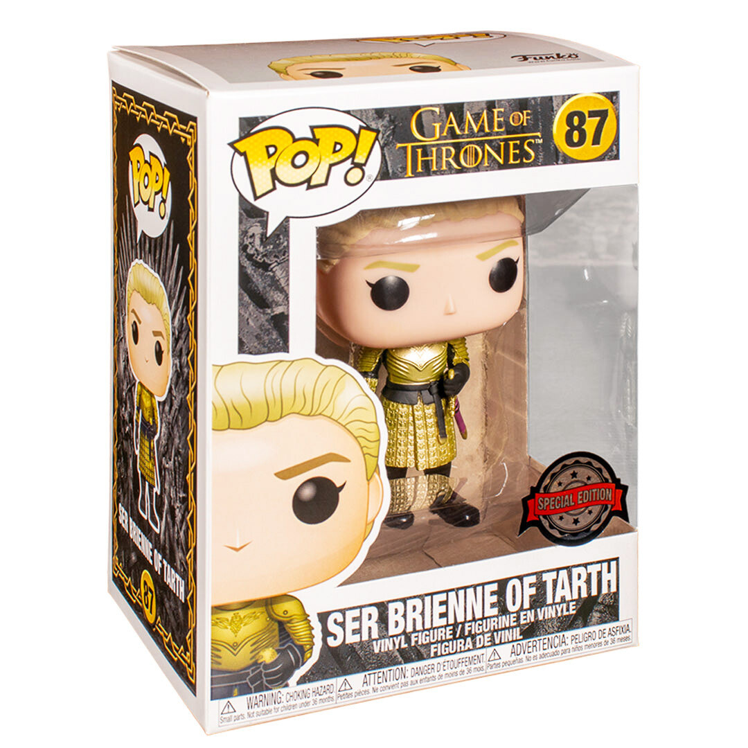 ustabil modnes oversættelse Ser Brienne of Tarth (Gold Armor) Game of Thrones Funko Pop 87 Special  Edition Exclusive