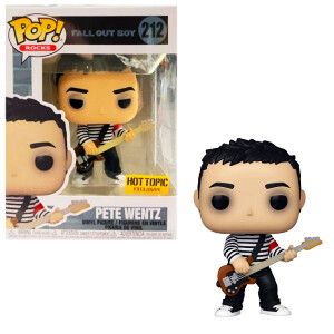 Pete Wentz (Sweater) Fall Out Boy Funko Pop Rocks 212 Hot Topic Exclusive