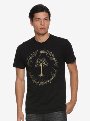 One Ring Elvish Circle The Lord of the Rings T-Shirt