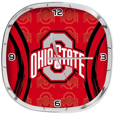 Ohio State Buckeyes NCAA Logo Shadow Wall Clock