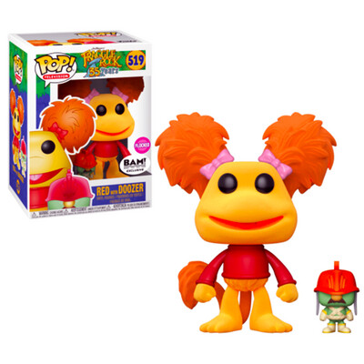 Red with Doozer (Flocked) Jim Henson's Fraggle Rock 35 Years Funko Pop Television 519 Books-A-Million Exclusive