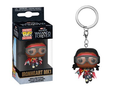 Ironheart MK1 Black Panther Wakanda Forever Marvel Funko Pocket Pop Keychain