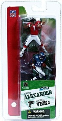 Shaun Alexander and Michael Vick NFL 3-Inch McFarlane Mini Figures 2-Pack Set Shaun Alexander and Michael Vick NFL 3-Inch McFarlane Mini Figures 2-Pack Set