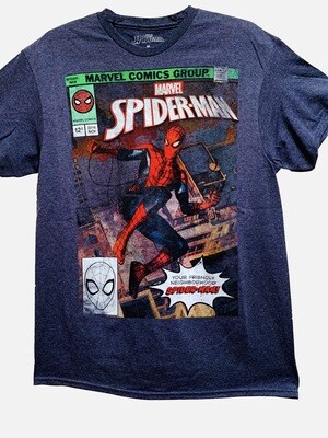 Spiderman Comic Book Cover Marvel T-shirt Spiderman Comic Book Cover Marvel T-shirt