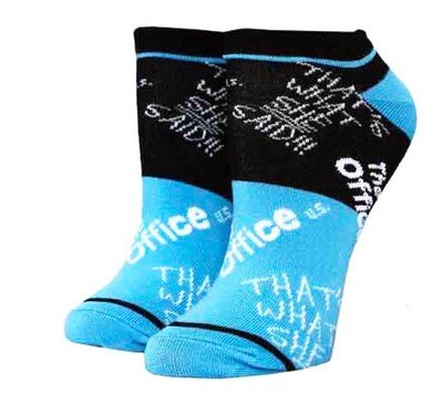 That's What She Said!!! The Office NBC No-Show Ankle Socks