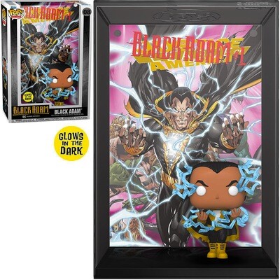 Black Adam #1 (Glow in the Dark) Black Adam DC Super Heroes Funko Pop Comic Covers 08 with Case