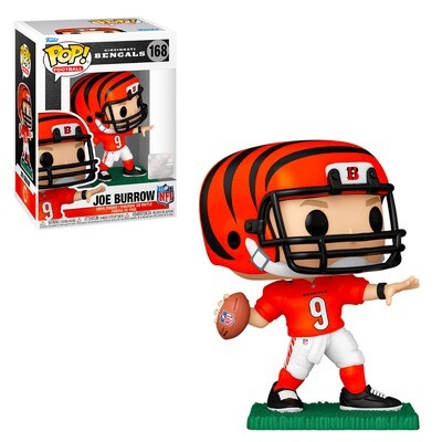 Joe Burrow (Orange Home Jersey) Cincinnati Bengals NFL Funko Pop Football 168