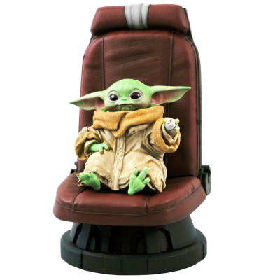 The Child in Chair Star Wars The Mandalorian Diamond Select Gentle Giant Milestones 1:2 Scale Statue