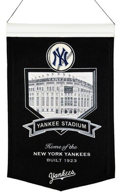 Yankee Stadium New York Yankees MLB Stadium Wool Banner