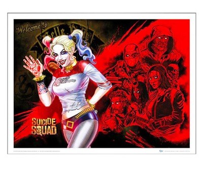 Harley's Heroes Suicide Squad DC Comics 24 x 18-inch Poster