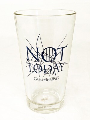 Not Today Game of Thrones Shatter Ice Pint Glass