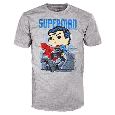 Superman Jim Lee DC Collection Funko Pop Tees T-Shirt Superman Jim Lee DC Collection Funko Pop Tees T-Shirt