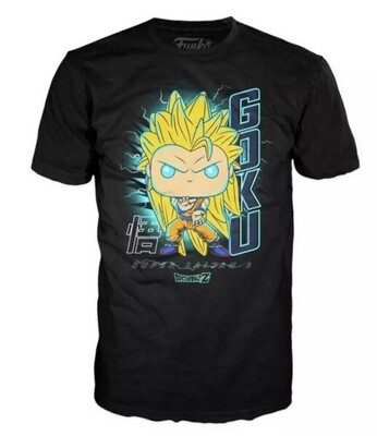 Super Saiyan 3 Goku Dragon Ball Z Funko Pop Tees T-Shirt
