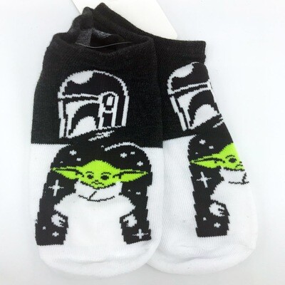 The Mandalorian and The Child Star Wars The Mandalorian No-Show Ankle Socks