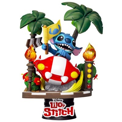Stitch Racing Car Lilo & Stitch Disney Beast Kingdom DS-108 D-Stage Diorama Statue