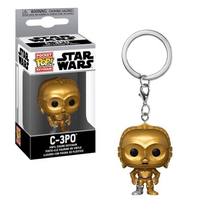 C-3PO Star Wars Funko Pocket Pop Keychain