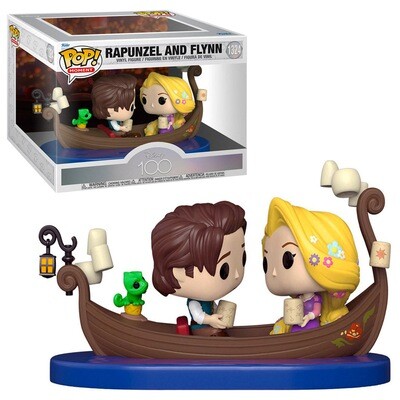 Rapunzel and Flynn on Boat Tangled Disney 100 Funko Pop Moment 1324