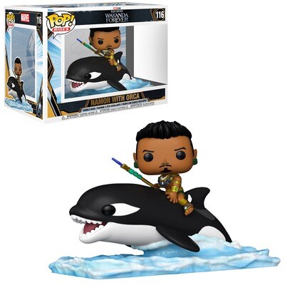 Namor with Orca Black Panther Wakanda Forever Marvel Funko Pop Rides 116 Namor with Orca Black Panther Wakanda Forever Marvel Funko Pop Rides 116