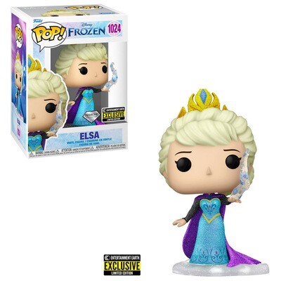 Elsa (Diamond Collection) Frozen Disney Ultimate Princess Funko Pop 1024 Entertainment Earth Exclusive Elsa (Diamond Collection) Frozen Disney Ultimate Princess Funko Pop 1024 Entertainment Earth Exclusive