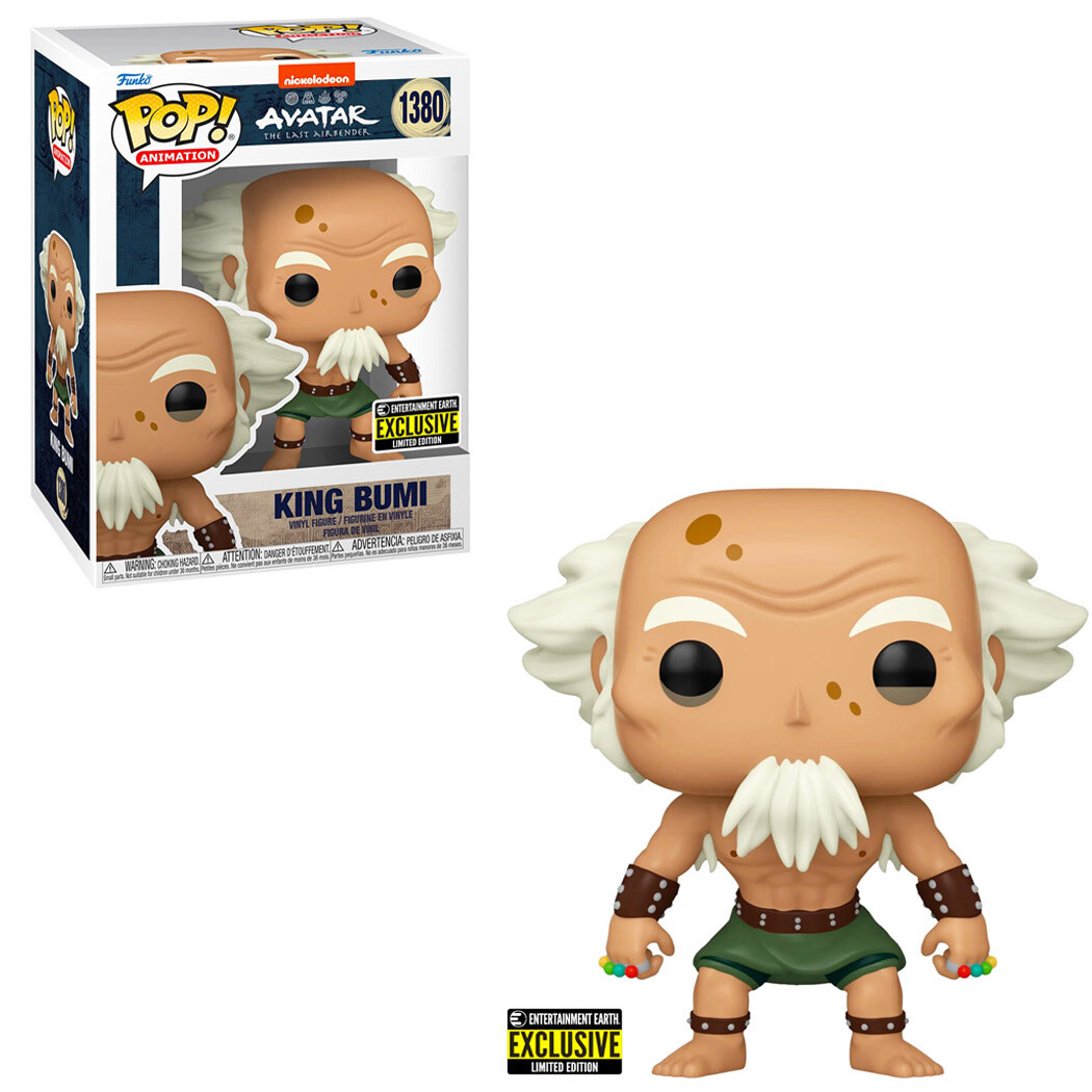 King Bumi Avatar The Last Airbender Nickelodeon Funko Pop Animation 1380  Entertainment Earth Exclusive Limited Edition