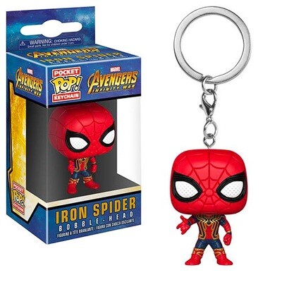 Iron Spider Avengers: Infinity War Marvel Funko Pocket Pop Keychain