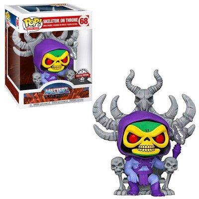 Skeletor on Throne (6-Inch Super) Masters of the Universe Funko Pop Retro Toys 68 Special Edition (BOX NOT MINT)