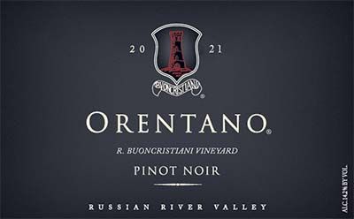 2021 Pinot Noir, R. Buoncristiani Vineyard, Russian River Valley