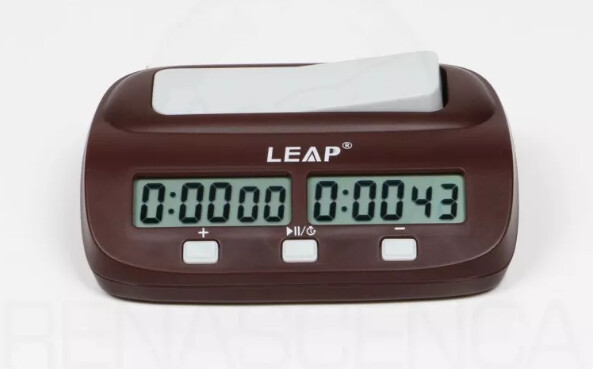 Relógio De Xadrez Digital Leap Compacto
