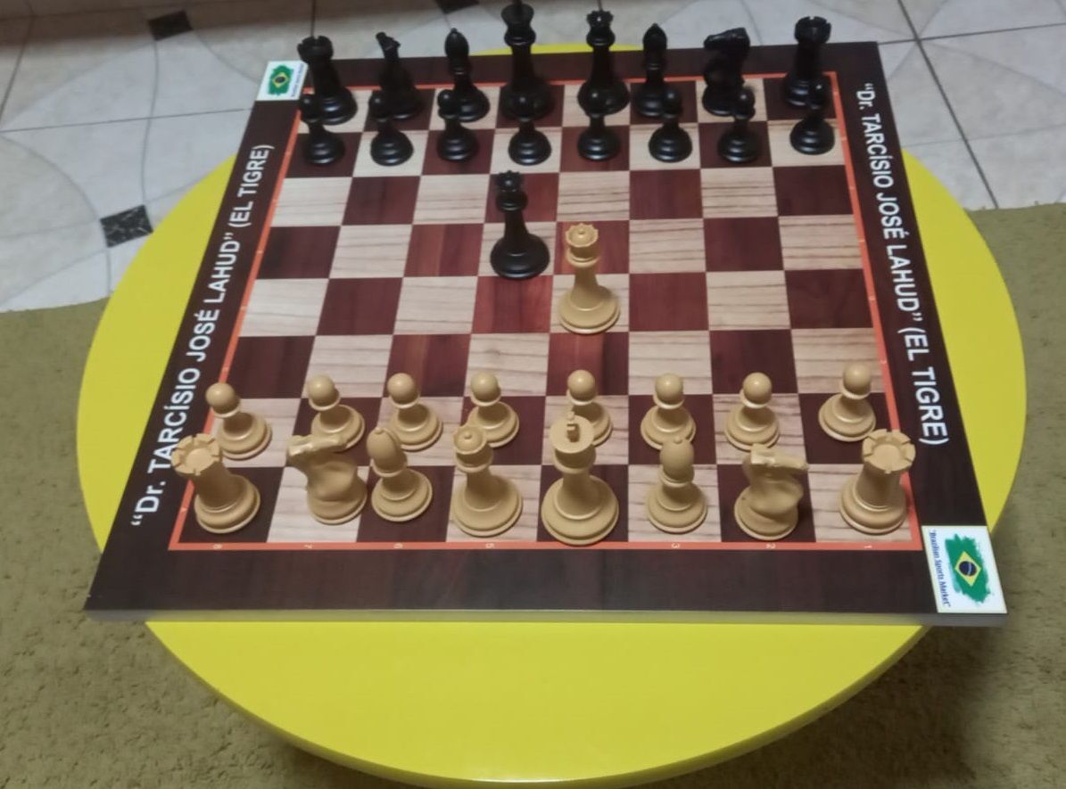 TABULEIRO DE XADREZ IMPRESSÃO A LASER