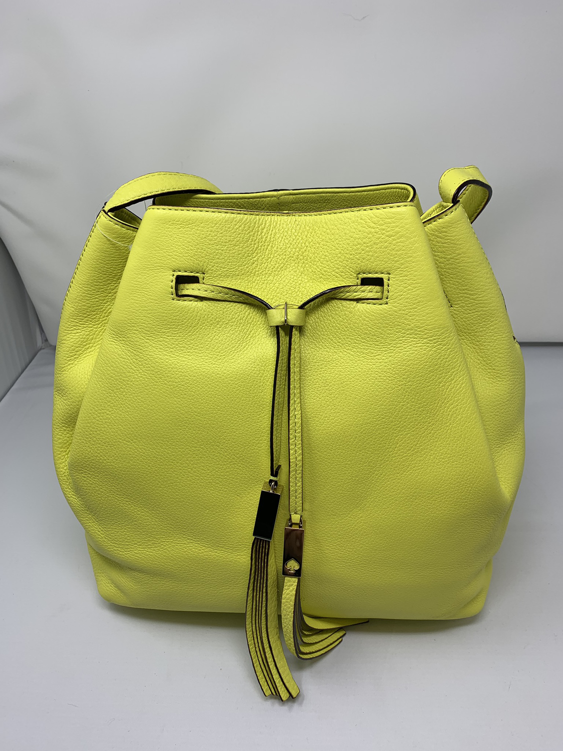 yellow neon purse