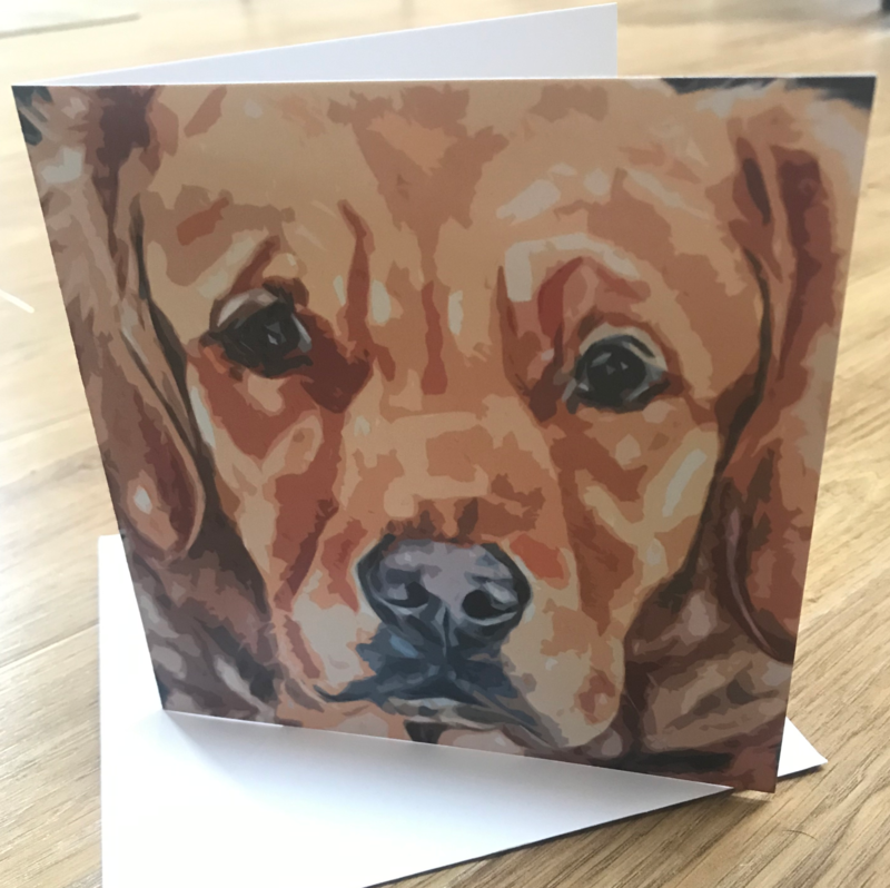 ​&#39;Contemplation&#39; Blank Greetings Card​