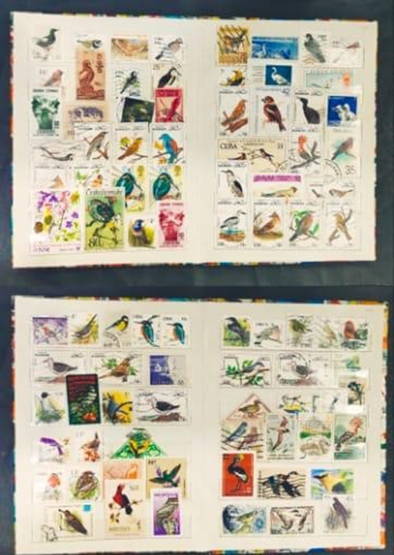 BIRDS STAMPS COLLECTION