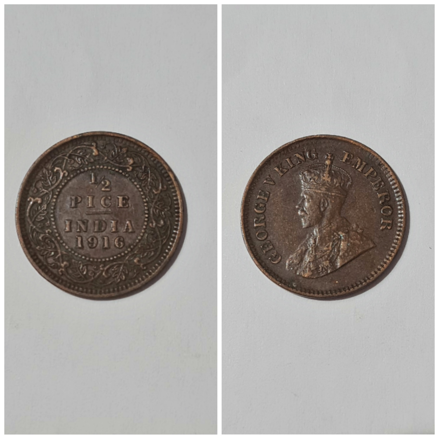 1/2 PICE 1916