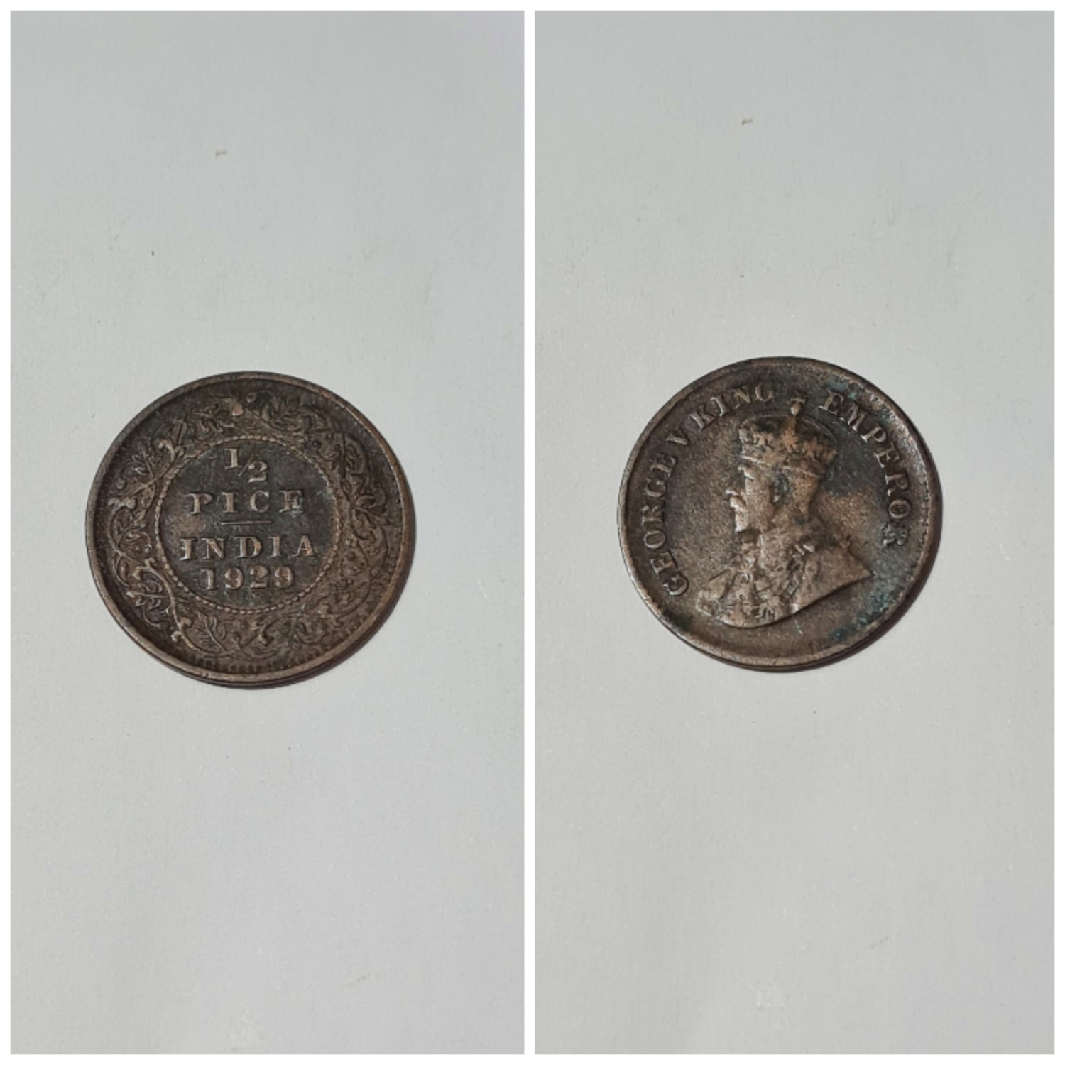 1/2 PICE 1929