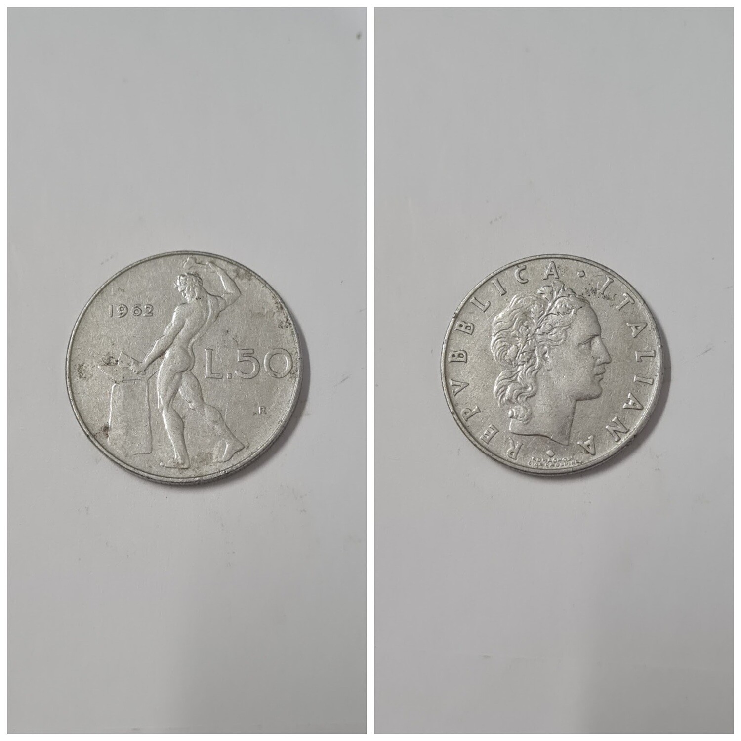 ITALY 50 LIRE 1962