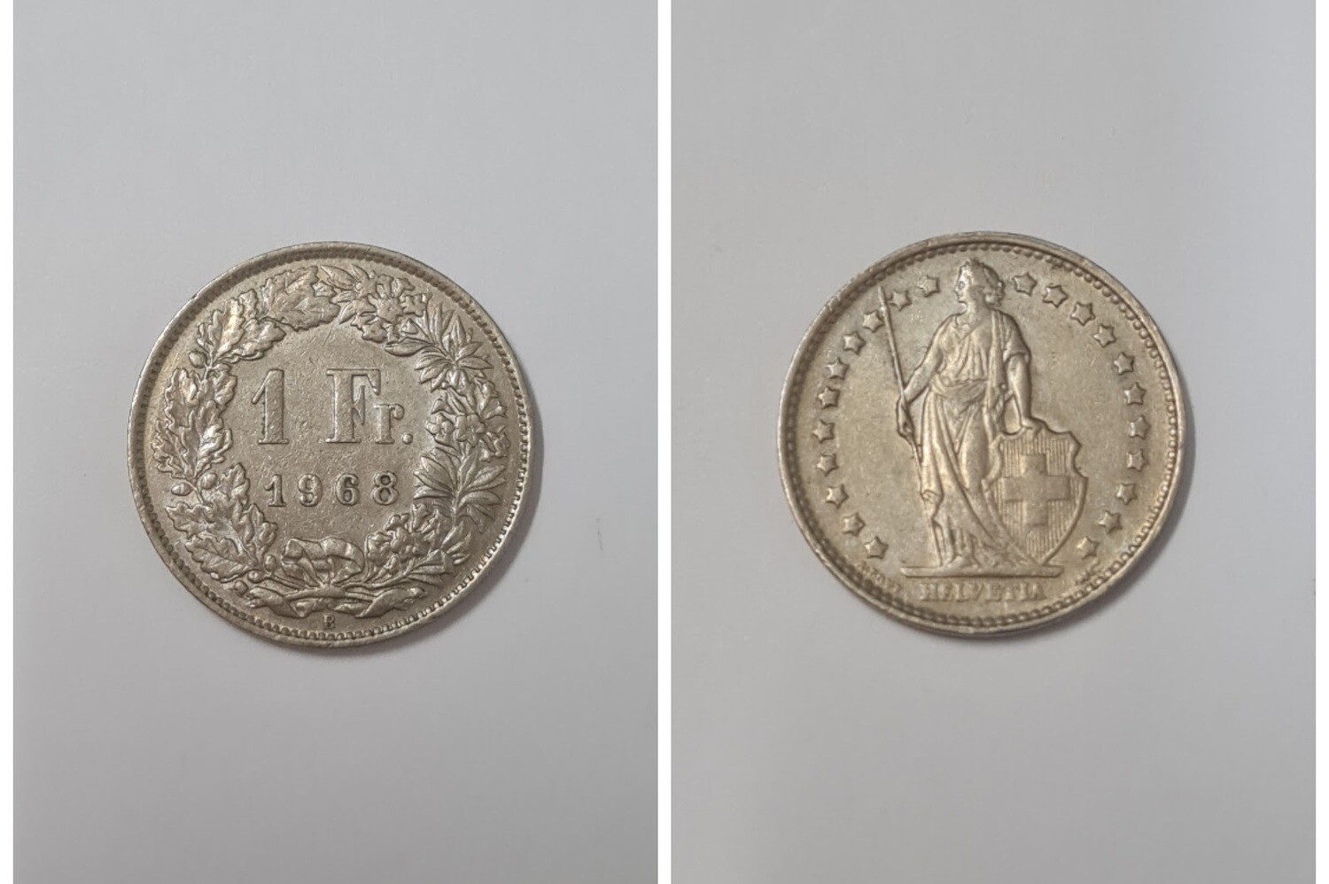 SWITZERLAND 1 FRANC 1968