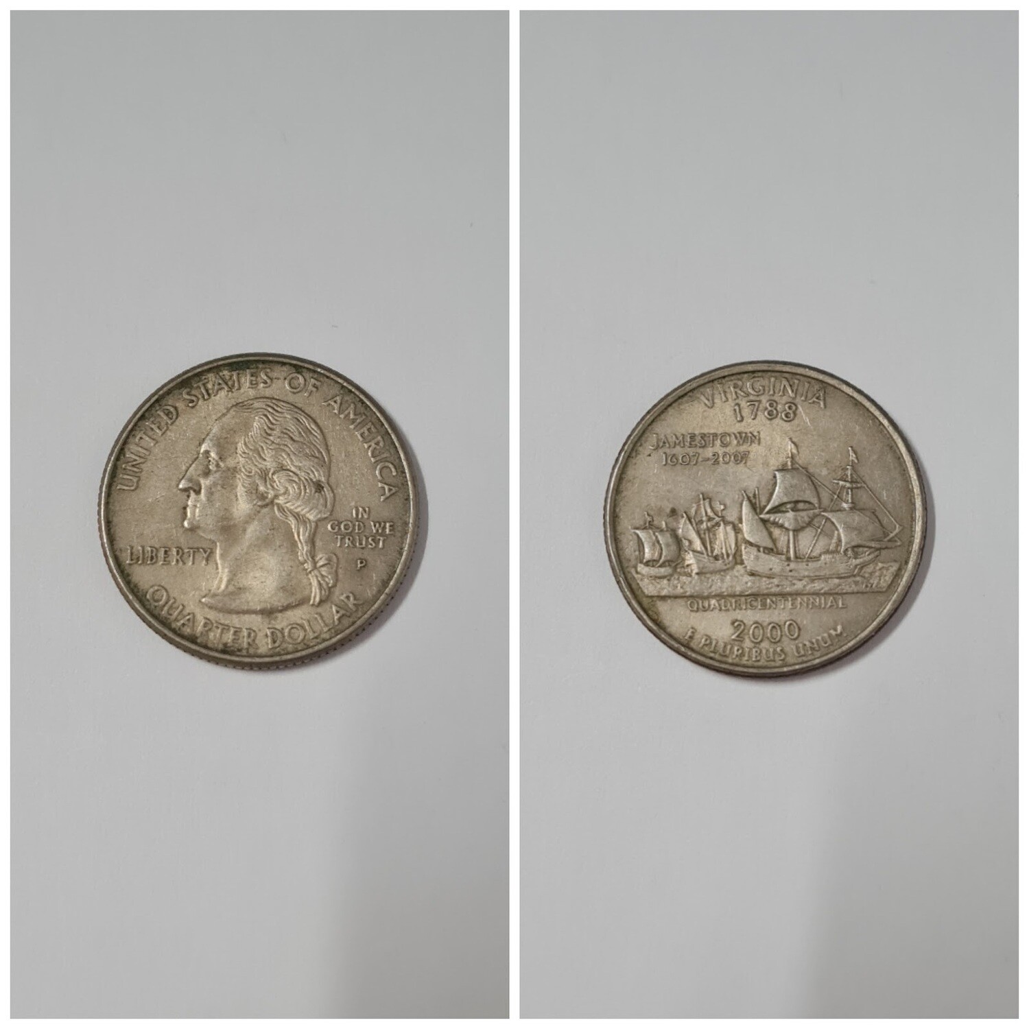 USA 1/4 DOLLAR VIRGINIA 2000