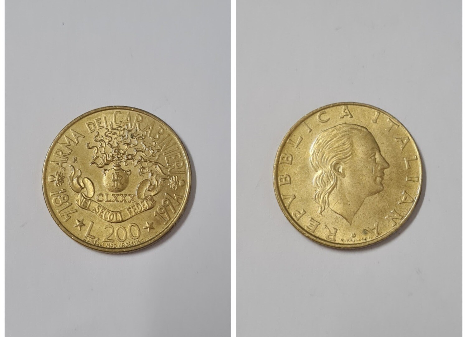 ITALY 200 LIRE 1994