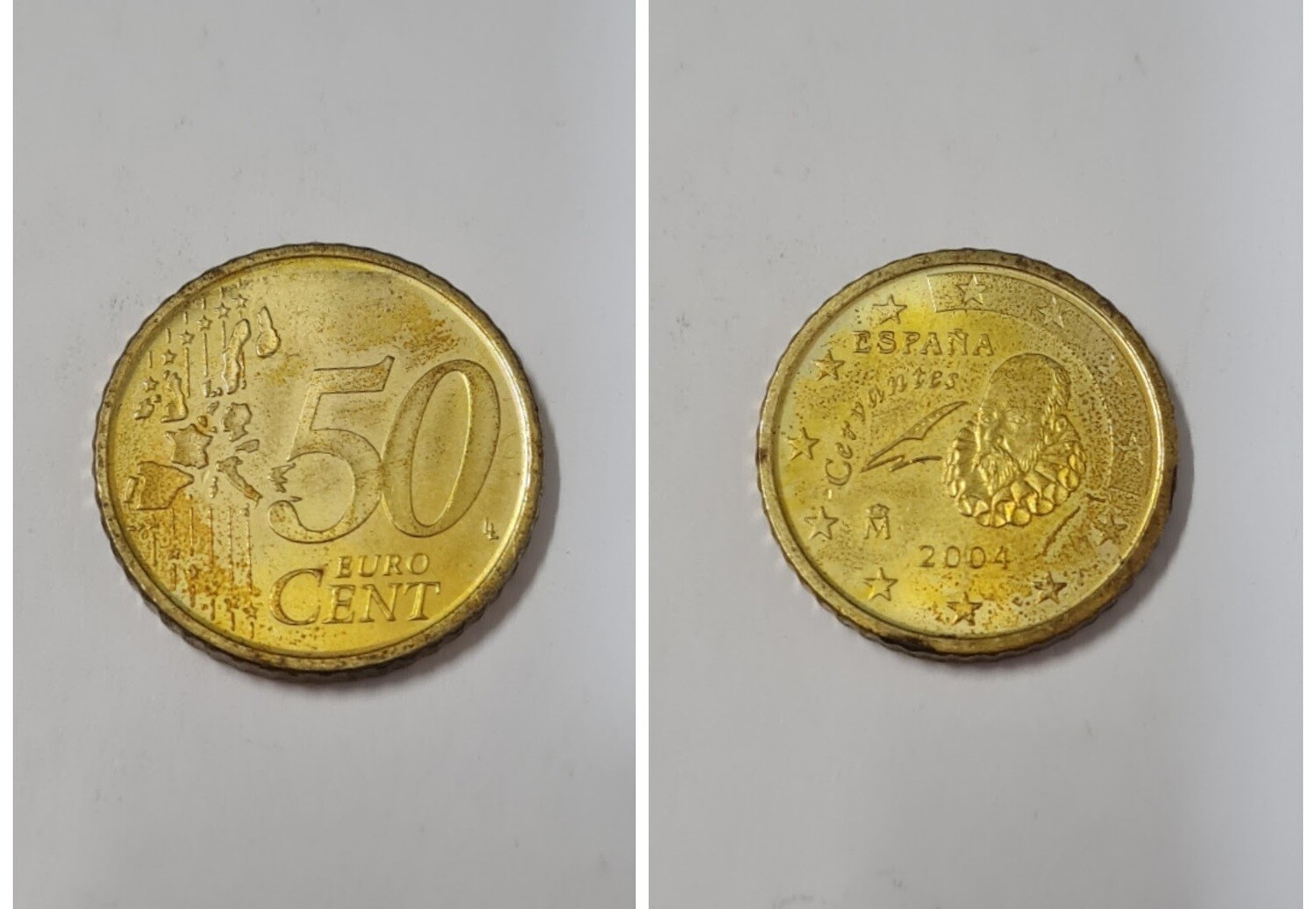 SPAIN 50 EURO CENT 2004