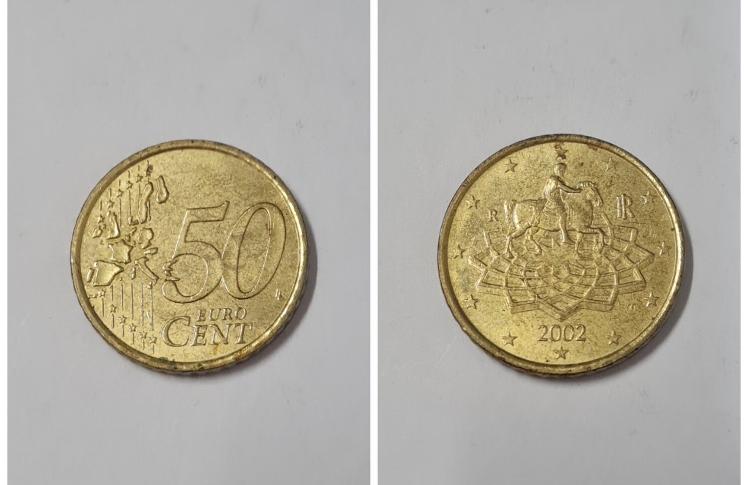 ITALY 50 EURO CENT 2002