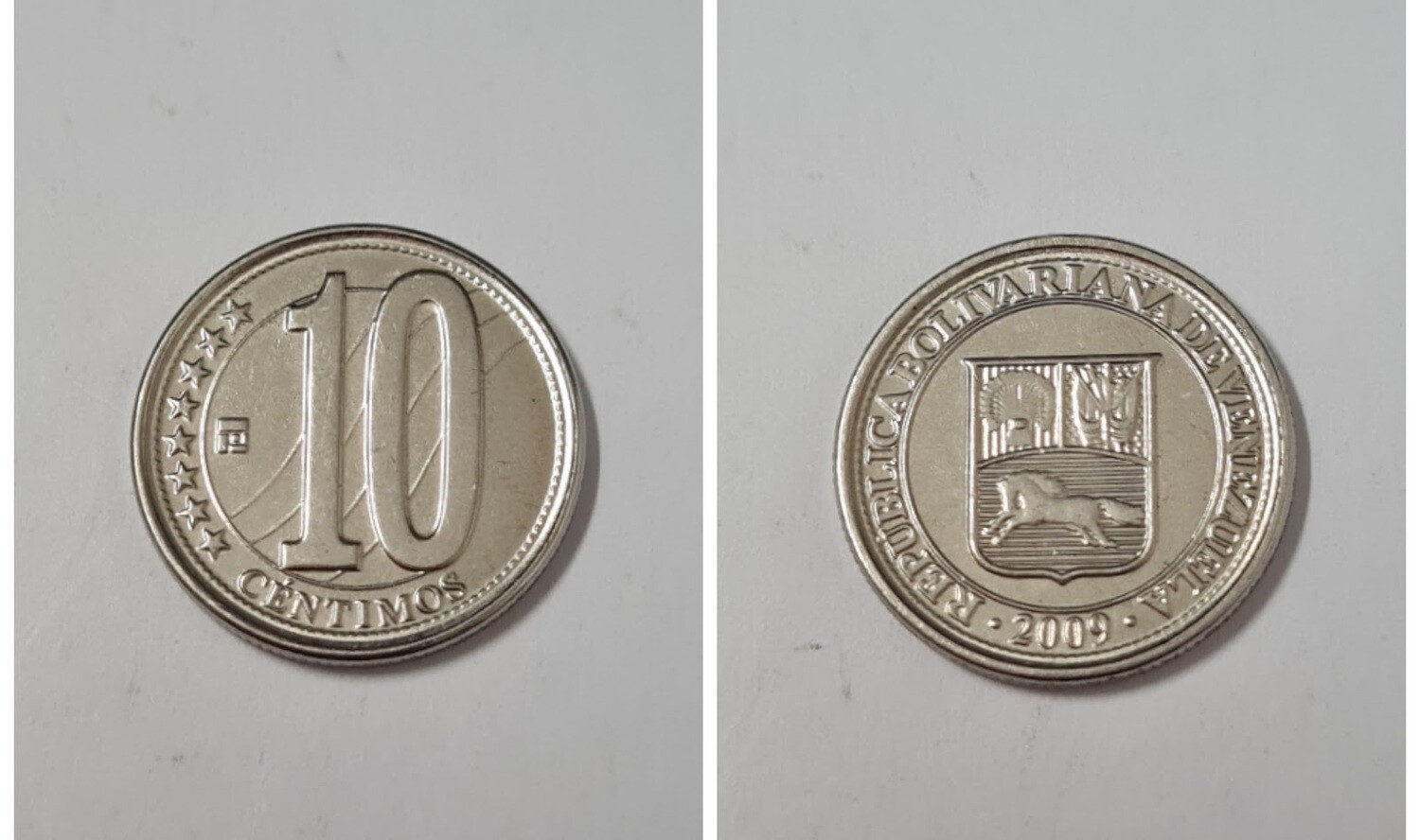 VENEZUELA 10 CENTIMOS 2009